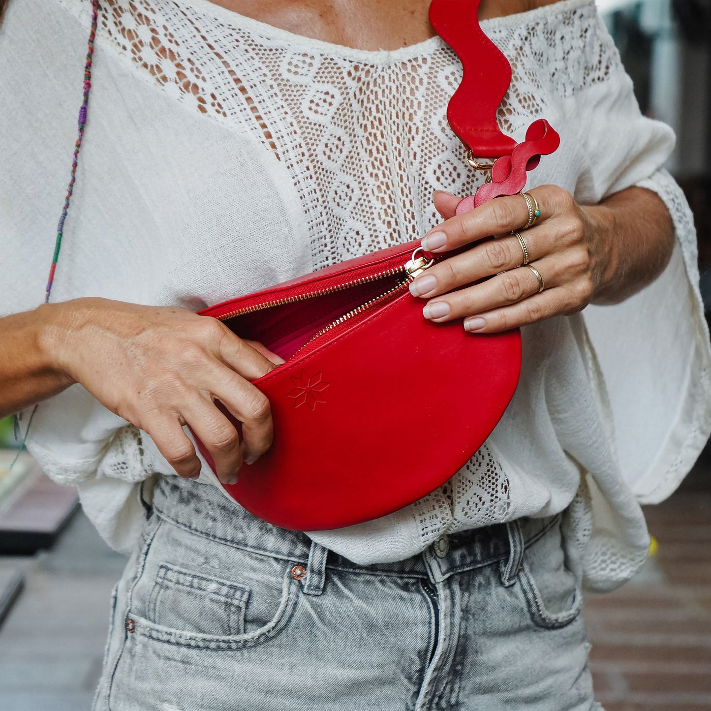 Imperial Red Crossbody