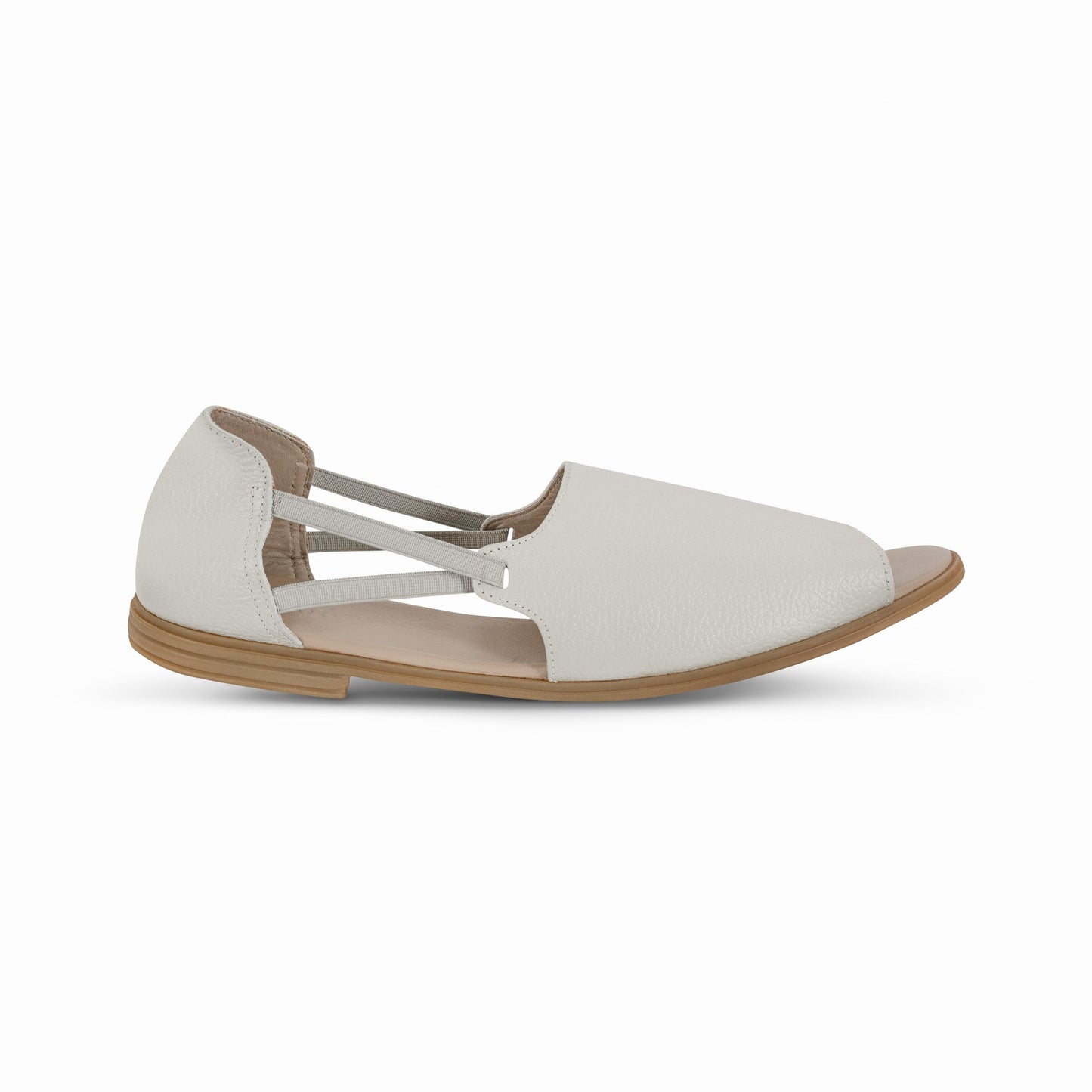 Dove Gray Peep Toes