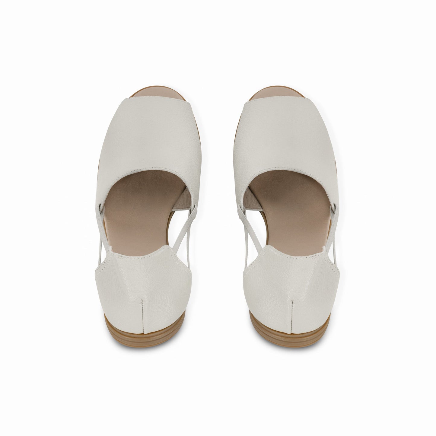 Dove Gray Peep Toes