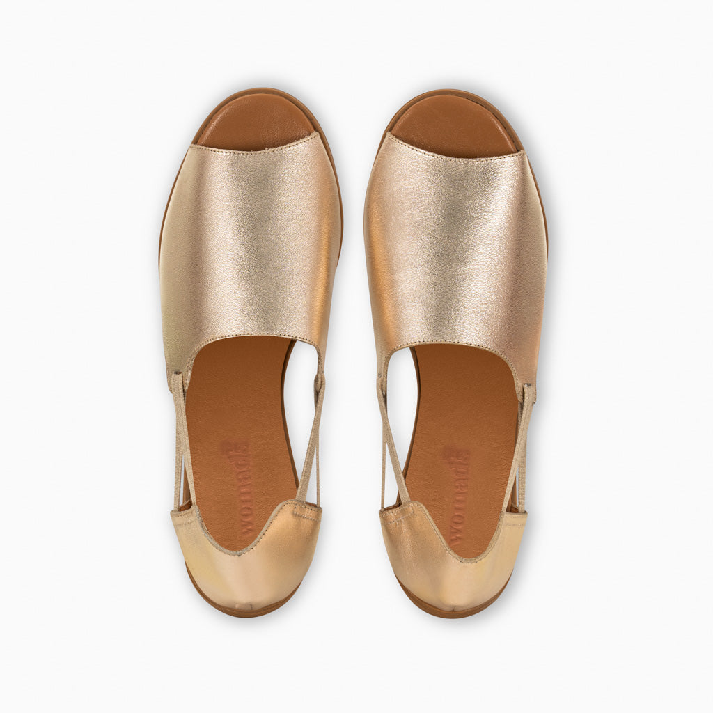 Golden Nectar Peep Toes