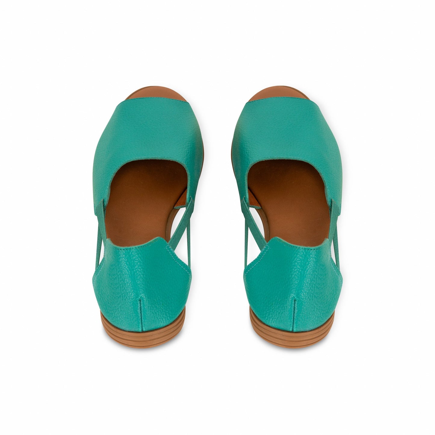 Turquoise Peep Toes