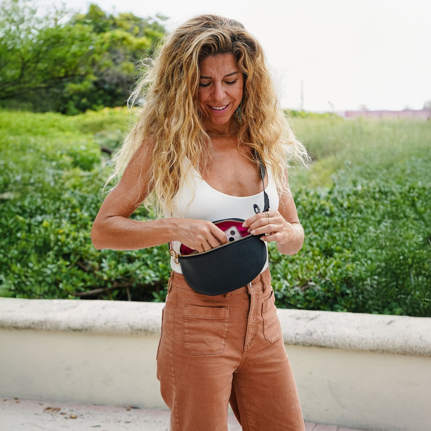 Starry Black Crossbody