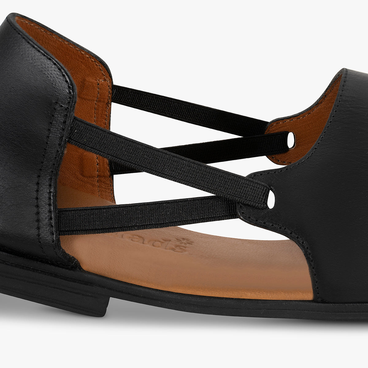 Jet Black Peep Toes