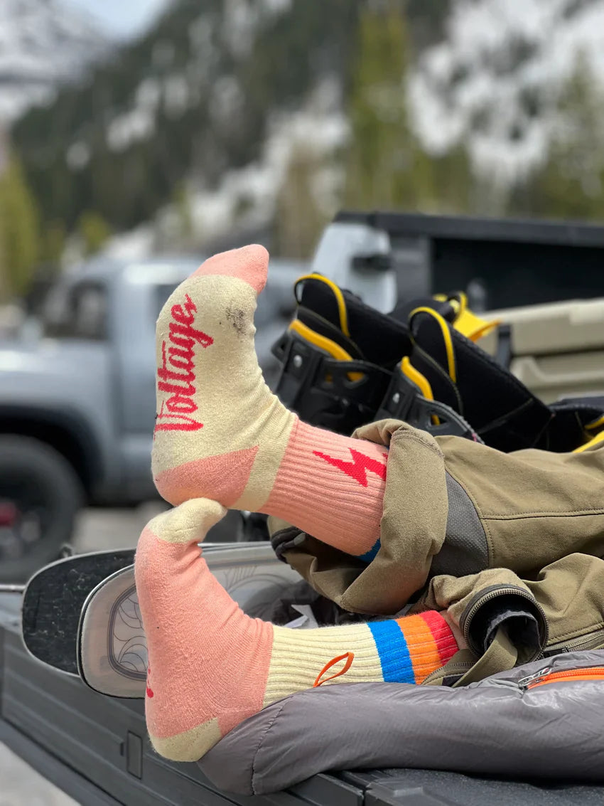 Creamsicle Magic Merino Wool Socks