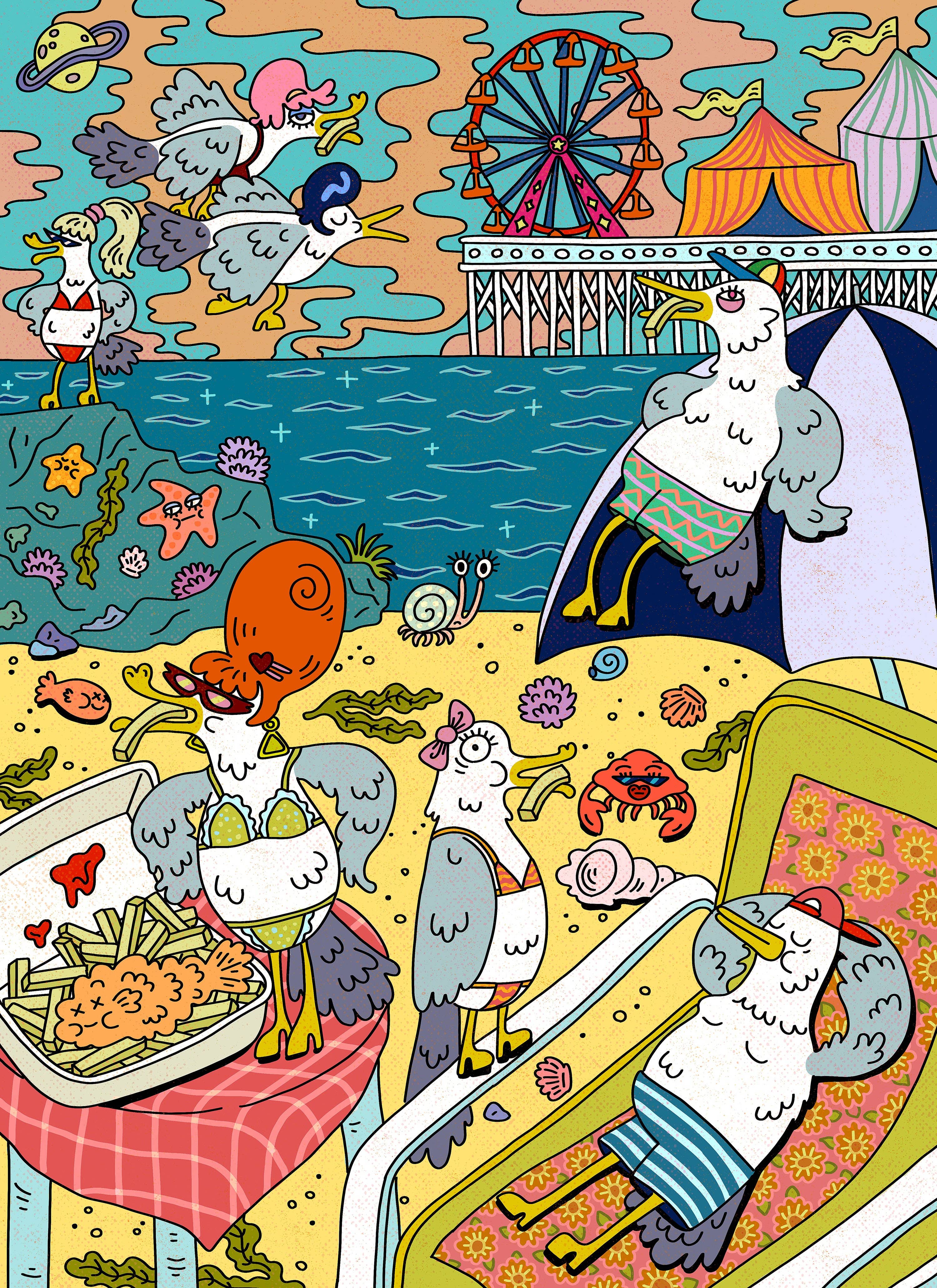 Gull Trouble — Birdie Puzzles