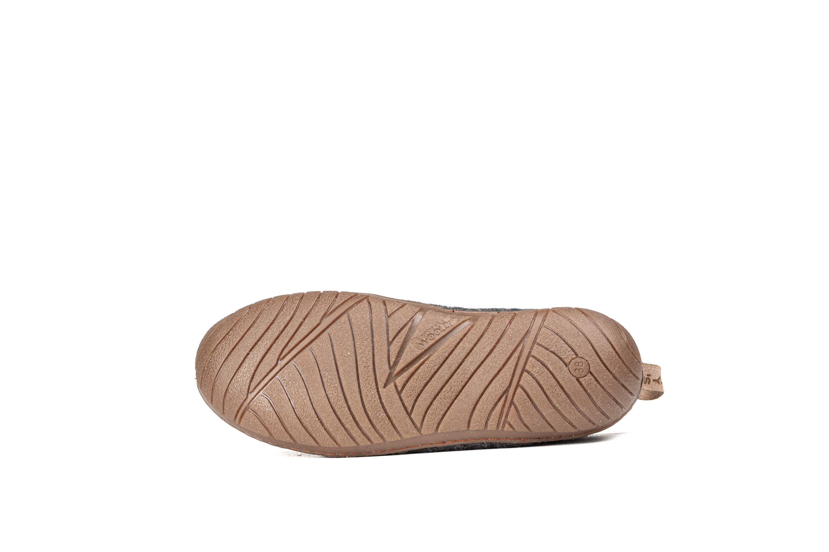 Outsole Shoe with Rubber Sole – Charcoal: 38