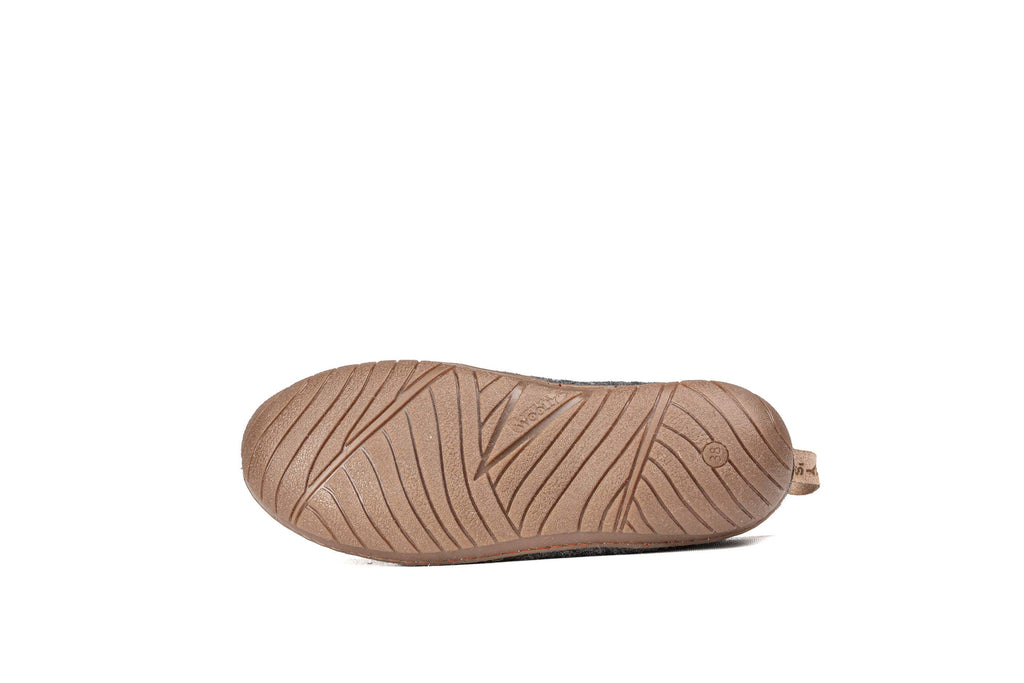 Outsole Shoe with Rubber Sole – Charcoal: 45