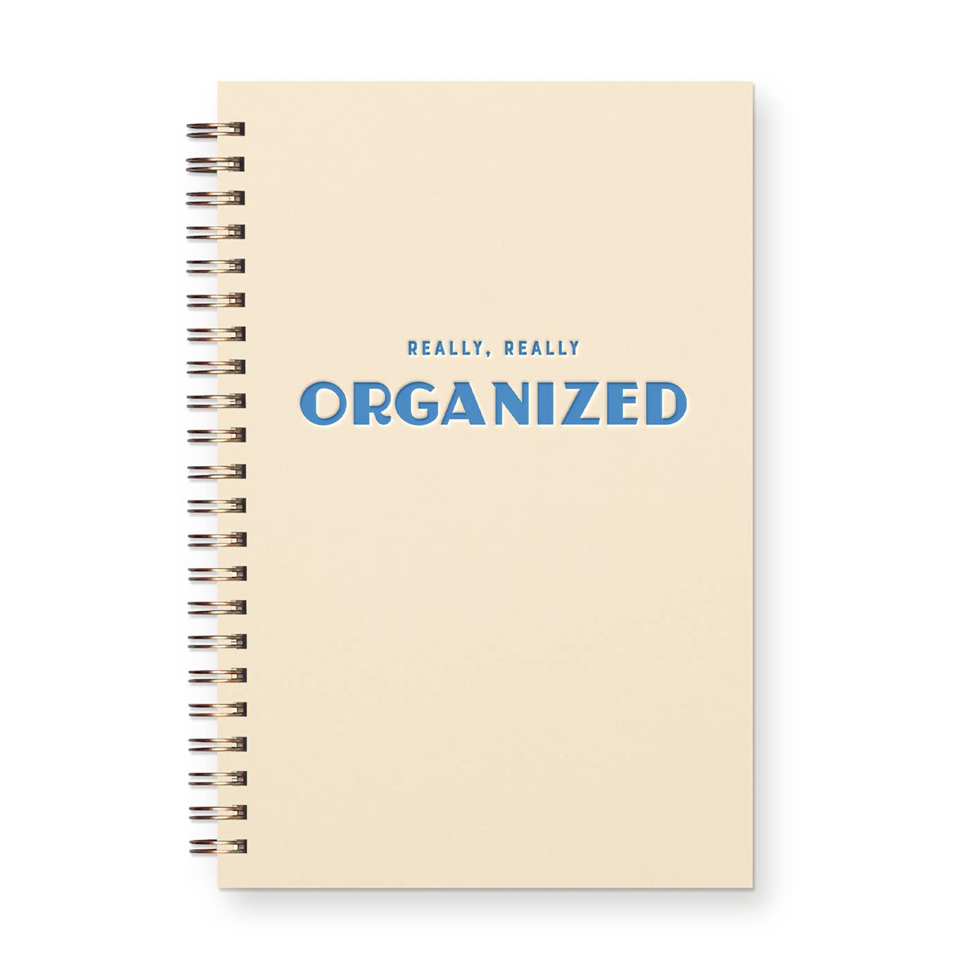 Really Really Organized Undated Weekly Planner Journal: French Vanilla Cover | Bluebird Ink