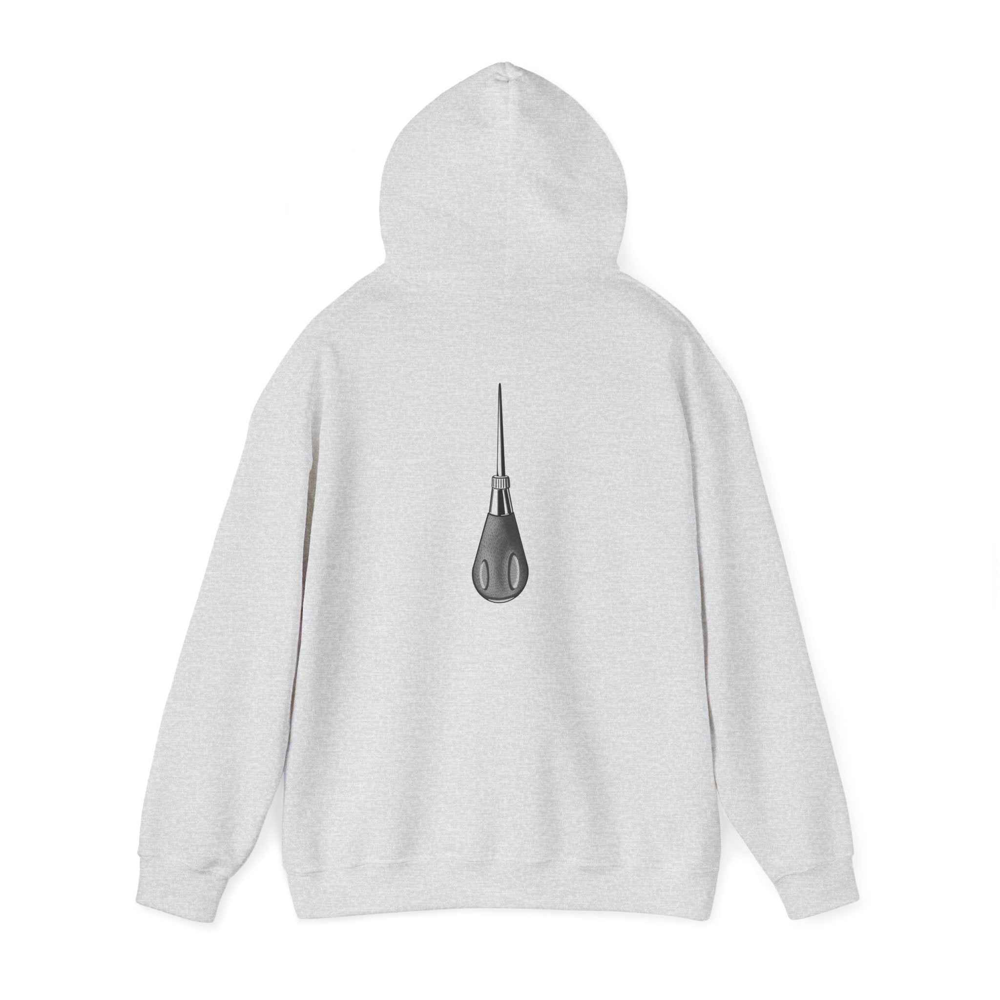 Sewing Awl Unisex Hoodie by Colombian Artist Daniel Villegas