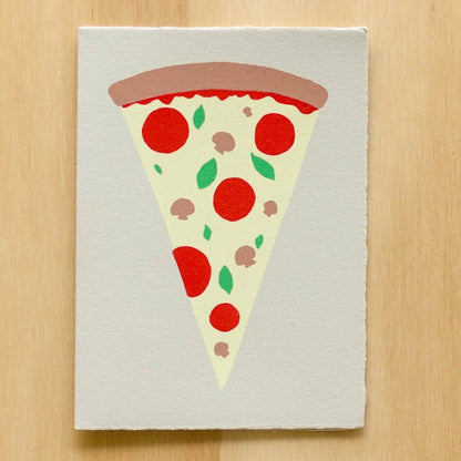 PIZZA GREETING CARD