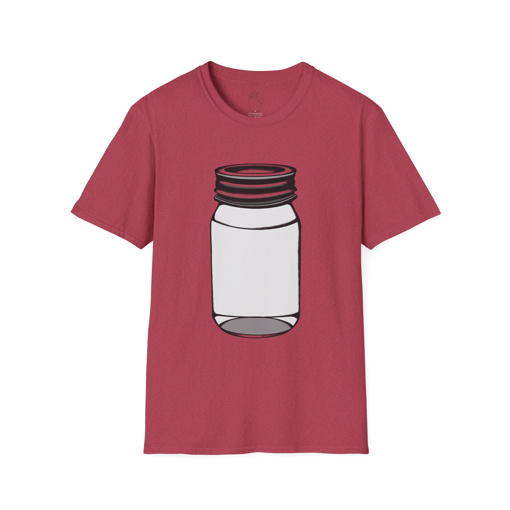 Mason Jar T-Shirt with Custom Illustration by Daniel Villegas