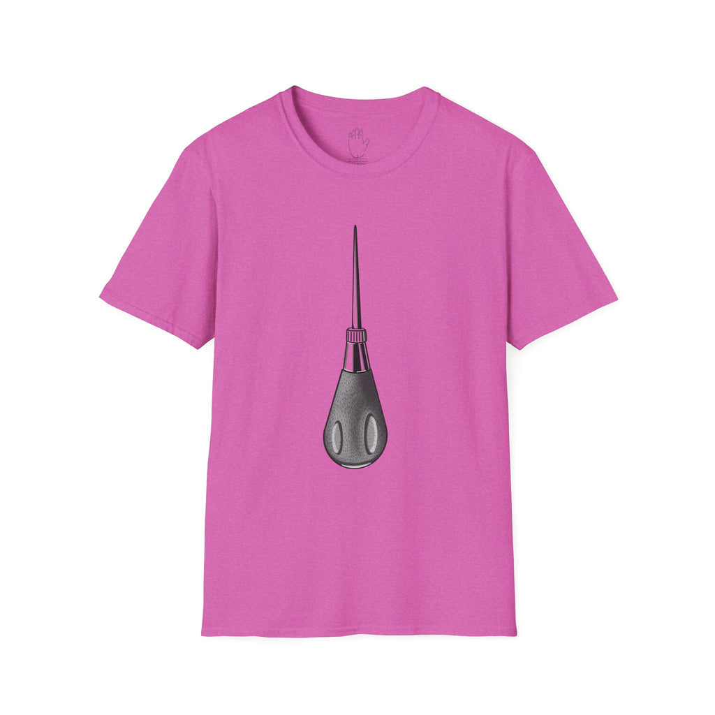 Sewing Awl Unisex T-Shirt by Colombian Artist Daniel Villegas