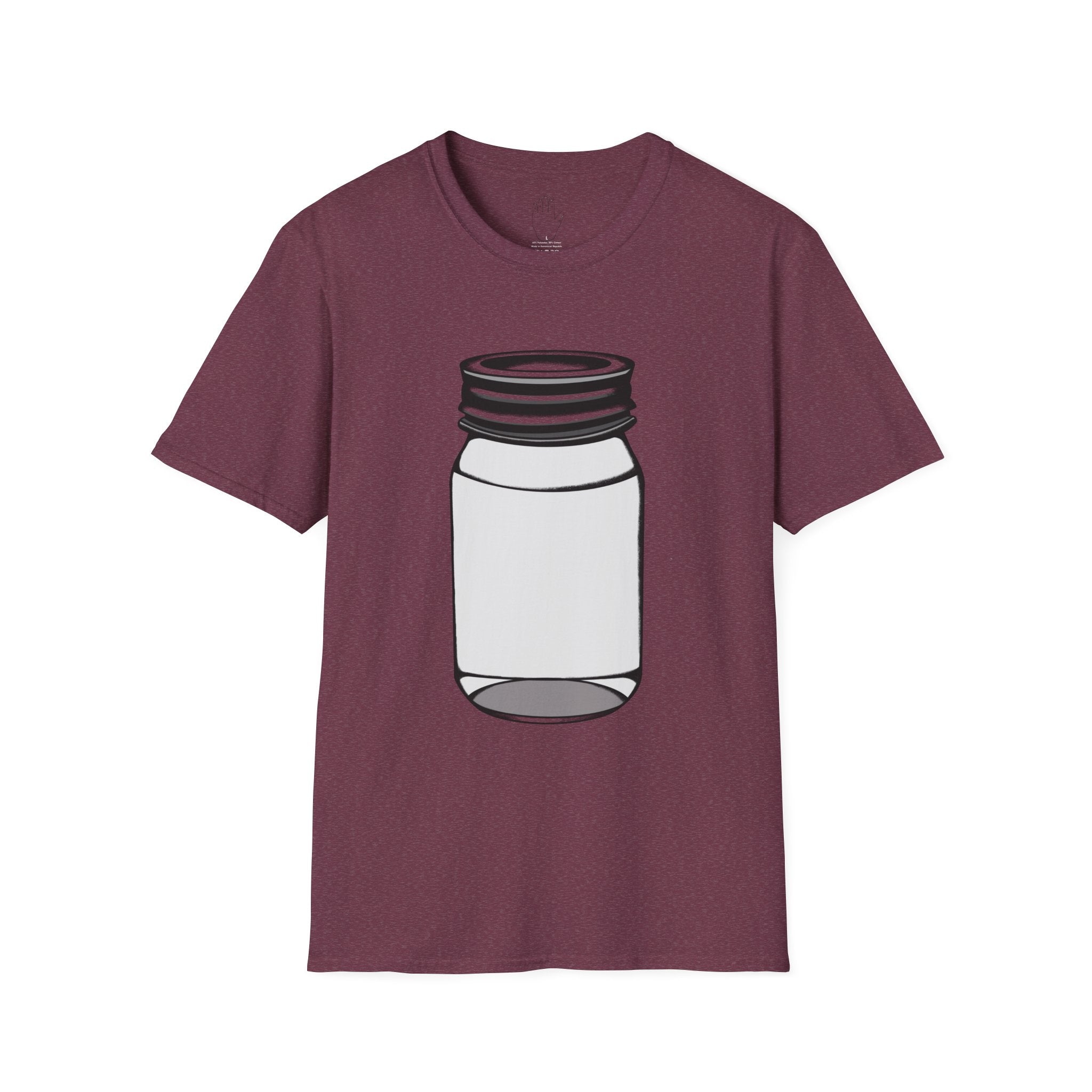 Mason Jar T-Shirt with Custom Illustration by Daniel Villegas