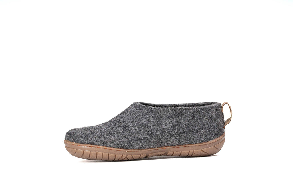 Outsole Shoe with Rubber Sole – Charcoal: 42