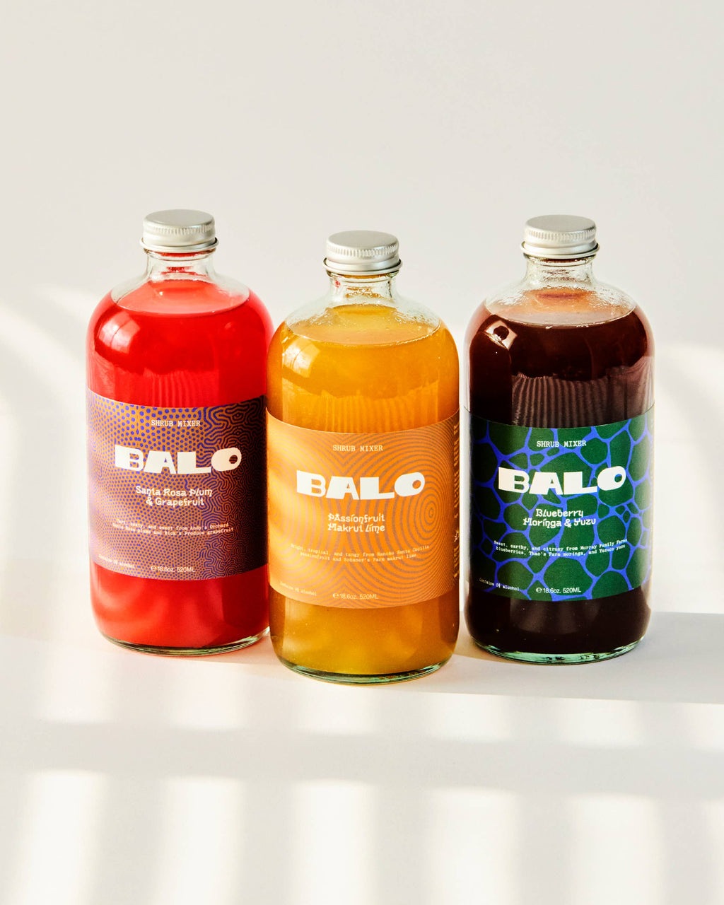 Santa Rosa Plum & Grapefruit Shrub Mixer — Balo