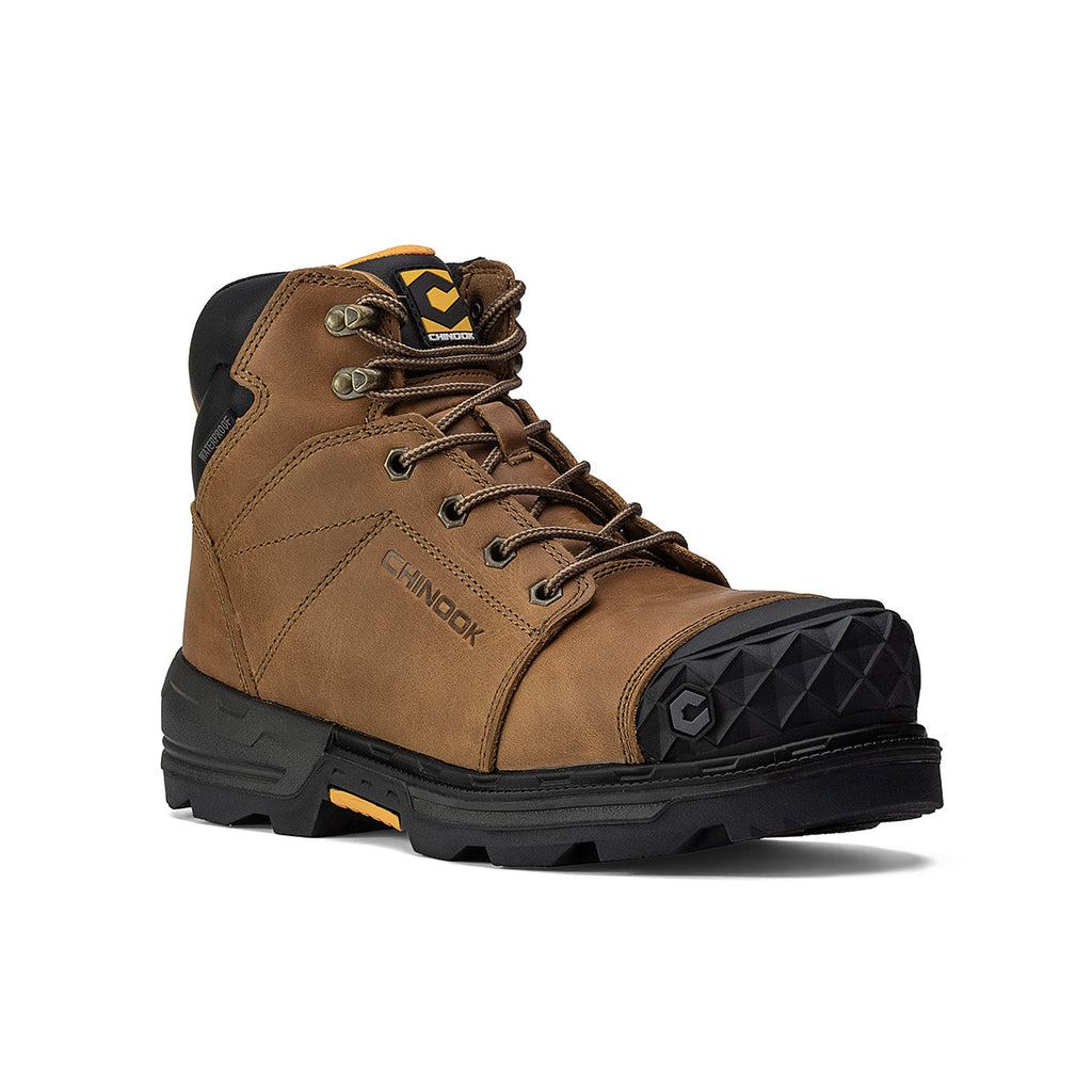 Maverick 6” Comp Toe Men’s Waterproof Work Boot - Wheat