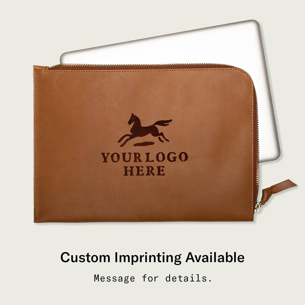 Full-Grain Leather Wide Zipper Tote Bag: Olive