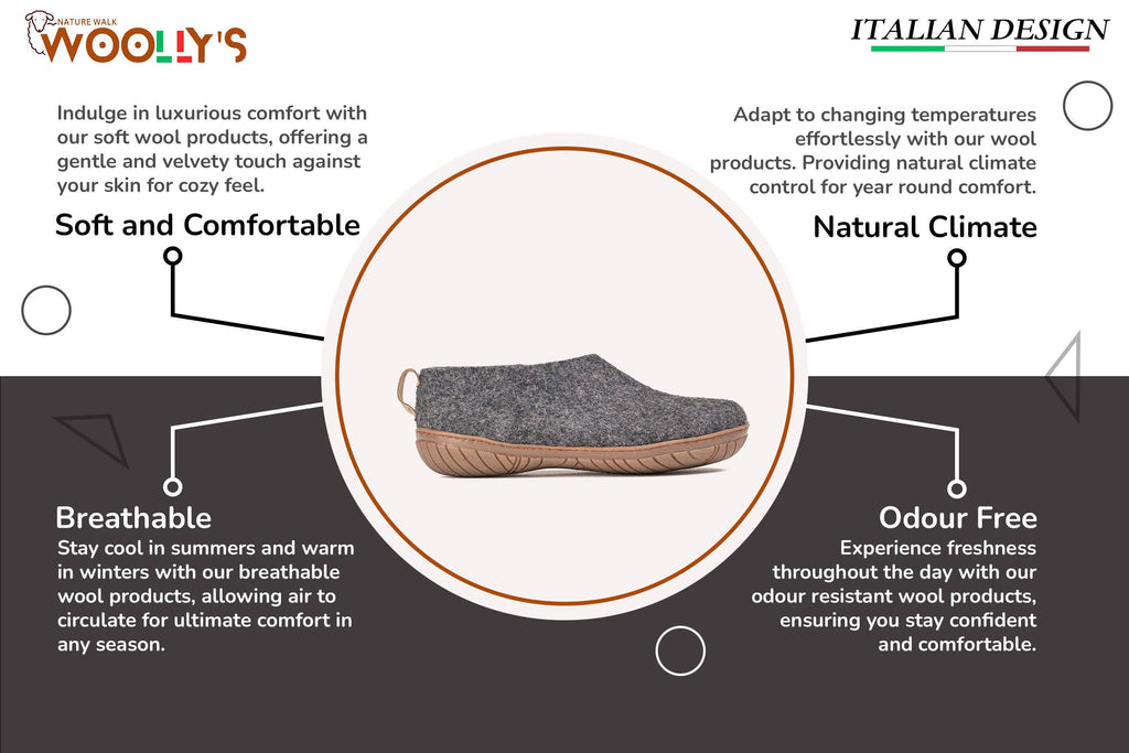 Outsole Shoe with Rubber Sole – Charcoal: 37