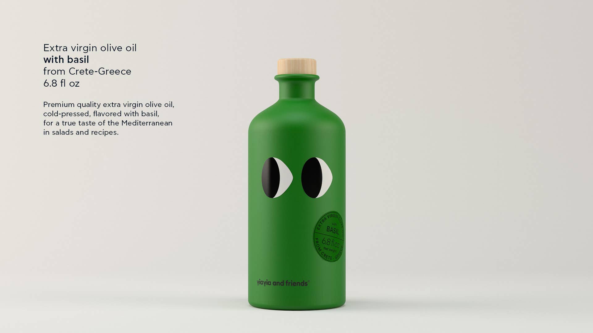 Basil Extra Virgin Olive Oil — Yiayia and Friends