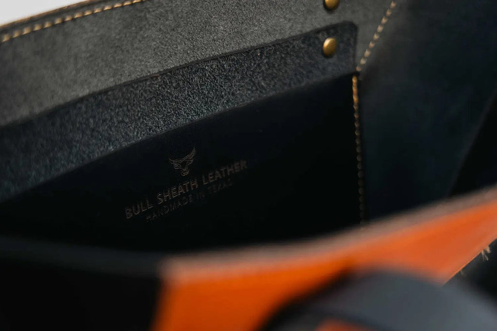 The Naomi Leather Tote Bag - Black