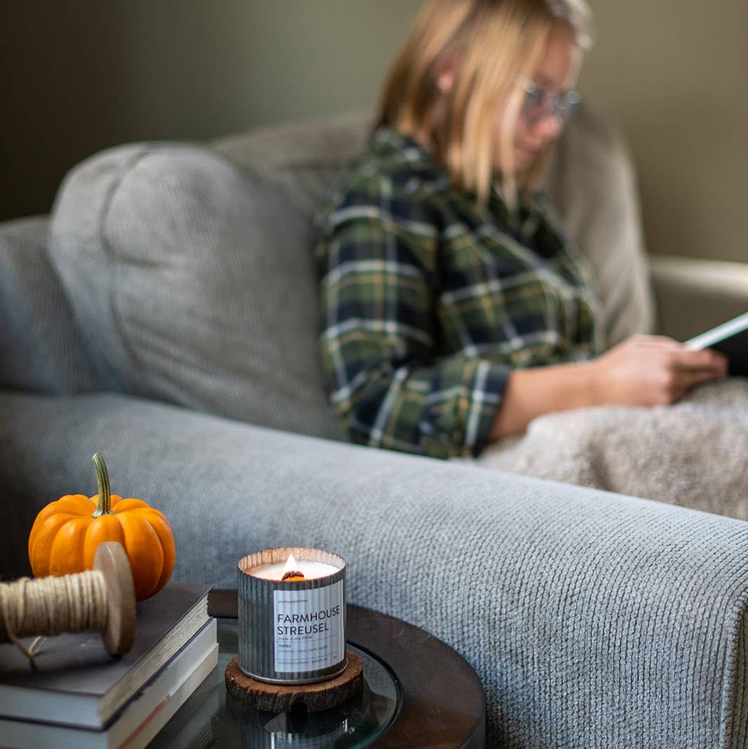 Best Friend Rustic Vintage Farmhouse Wood Wick Candle: 10oz