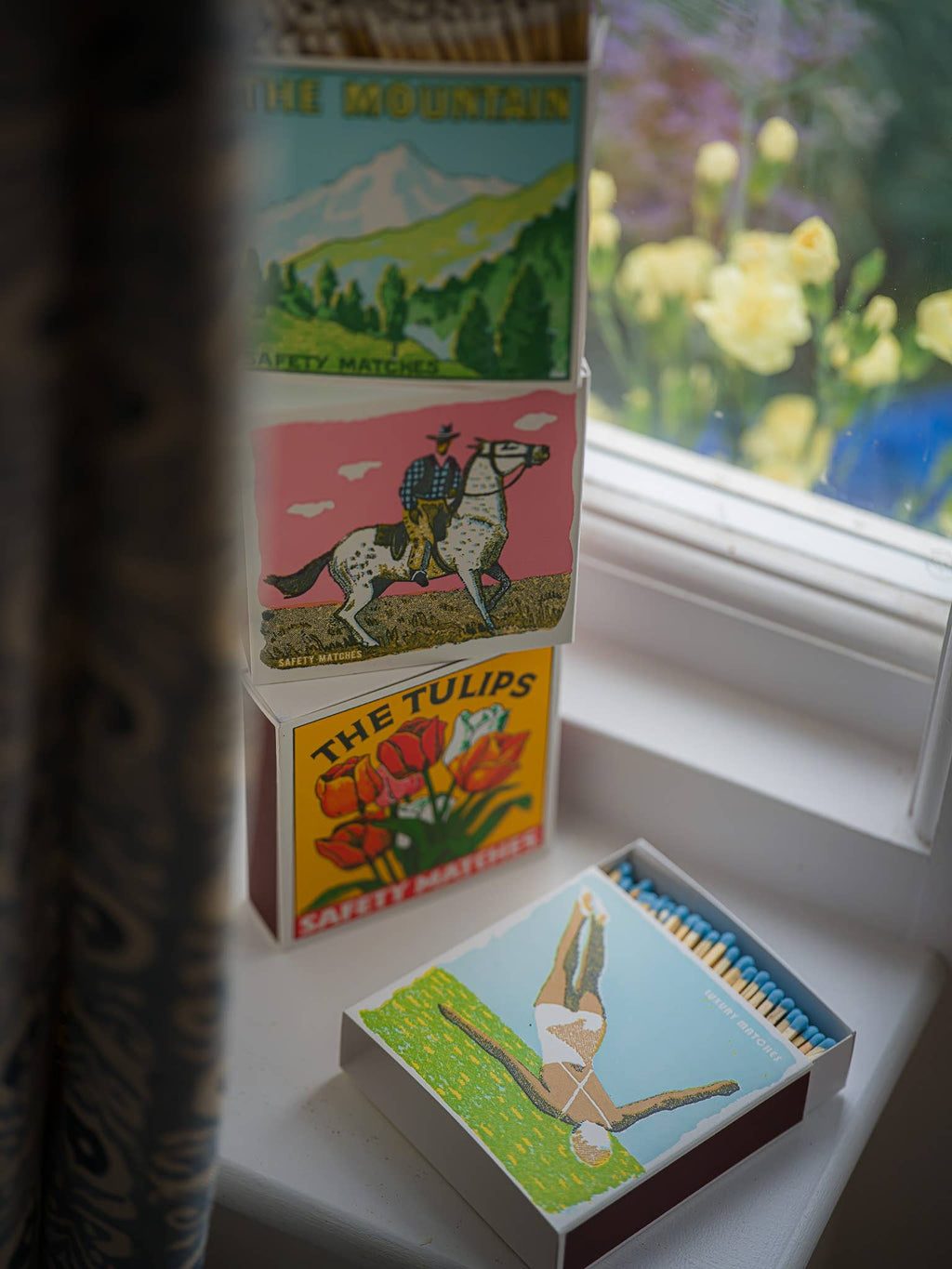 Tulips |  Square - Safety Matches