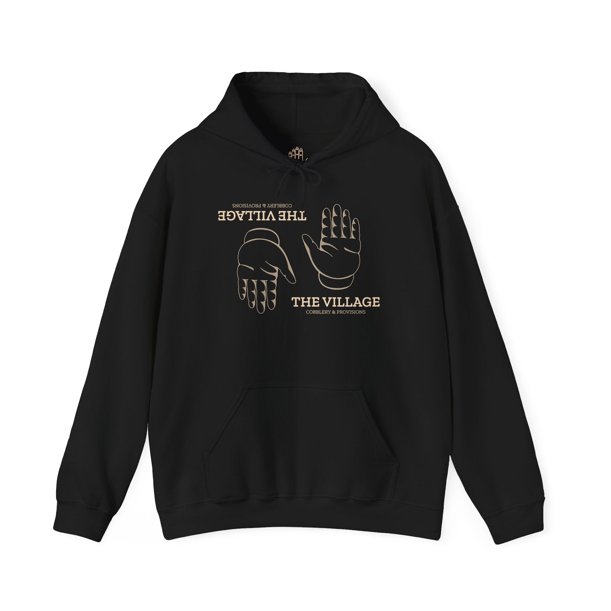 Hooded Sweatshirt with Custom Scissors Illustration by Daniel Villegas