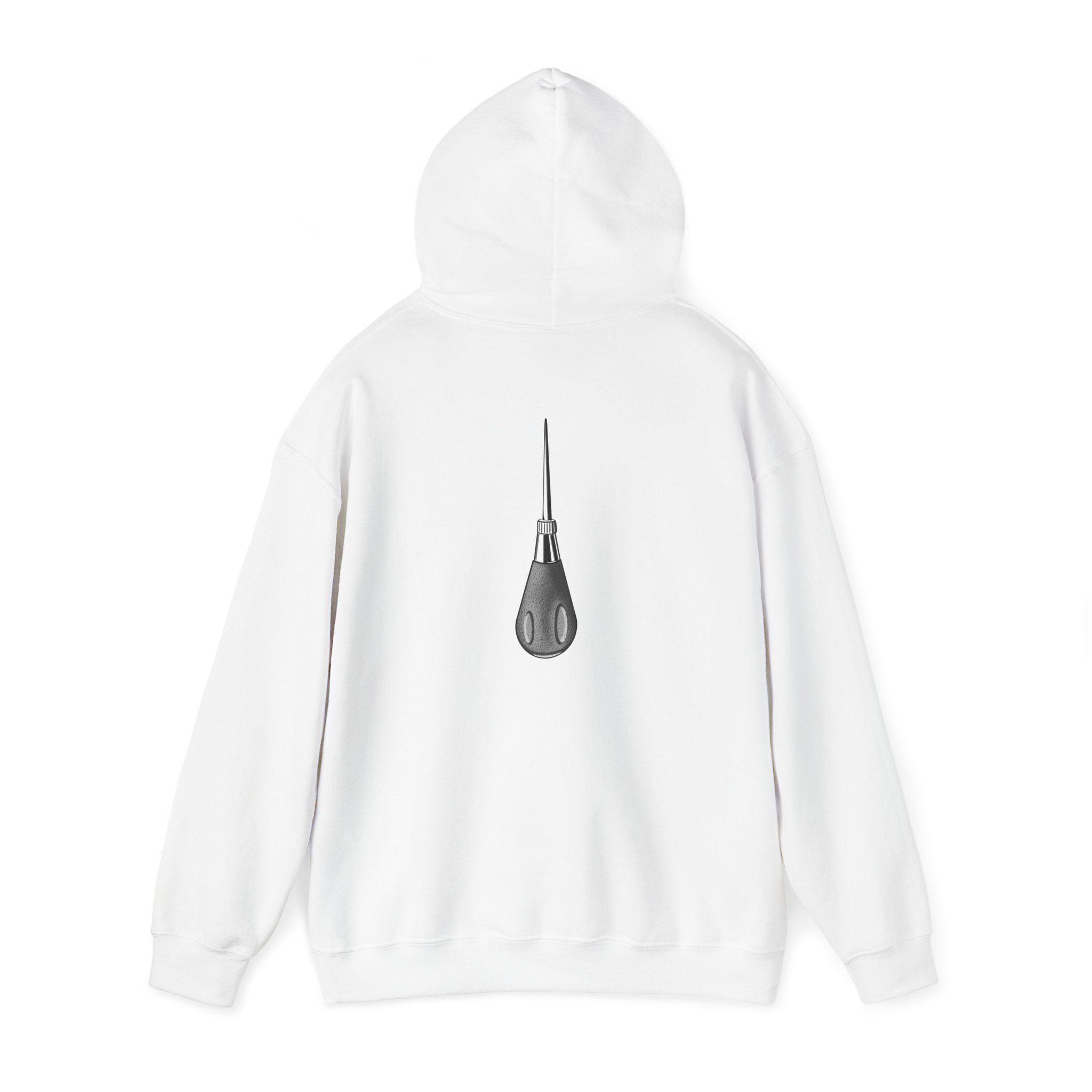 Sewing Awl Unisex Hoodie by Colombian Artist Daniel Villegas
