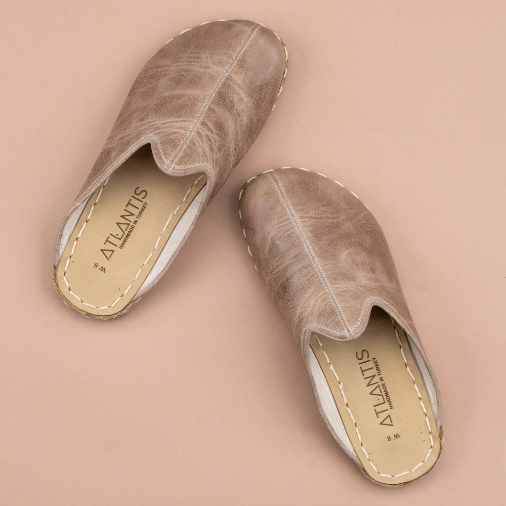 Women's Tan Barefoot Slippers