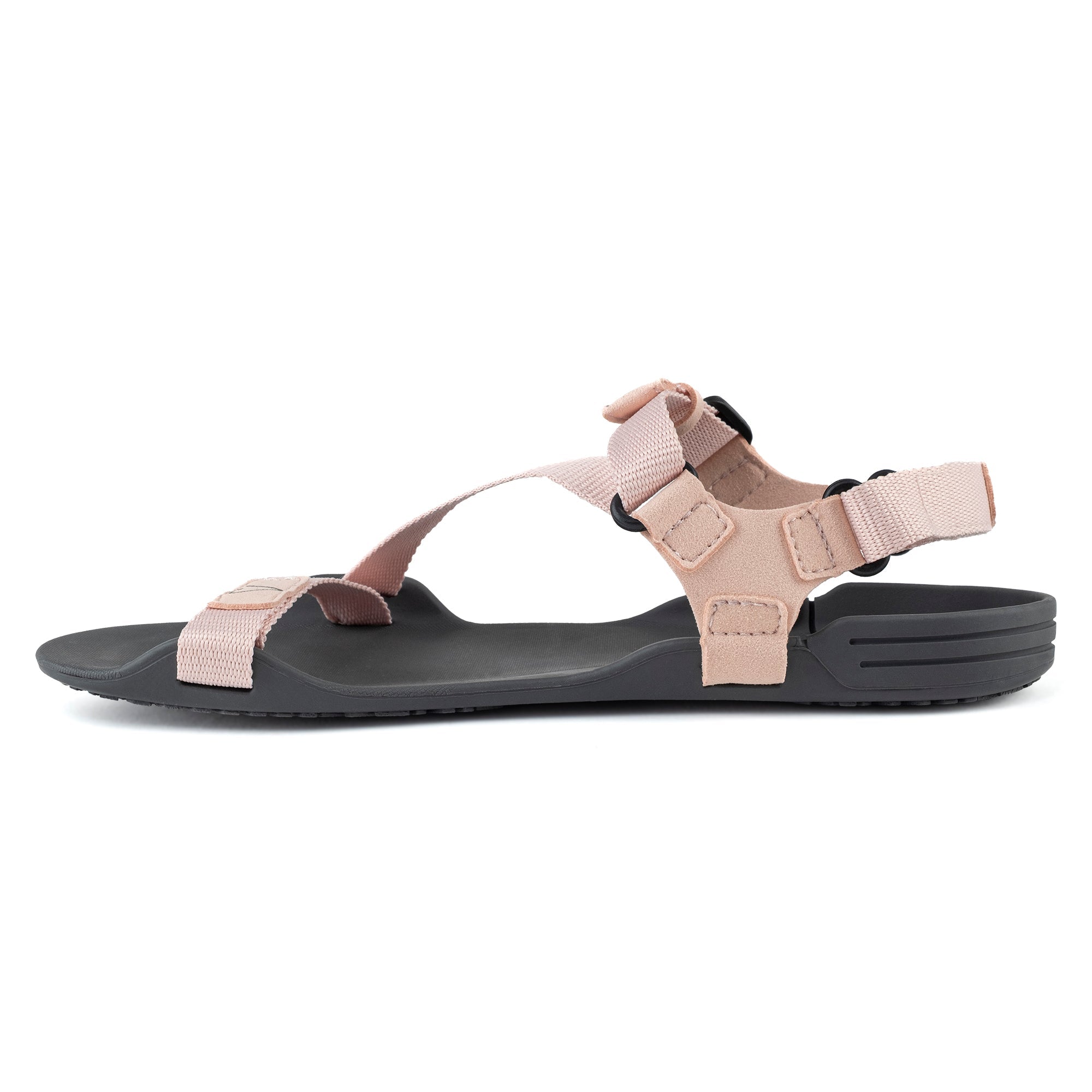 Men's Pink and Black Terra Barefoot Sandals