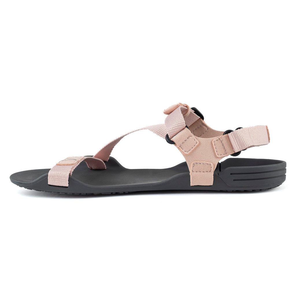 Women's Pink and Black Terra Barefoot Sandals