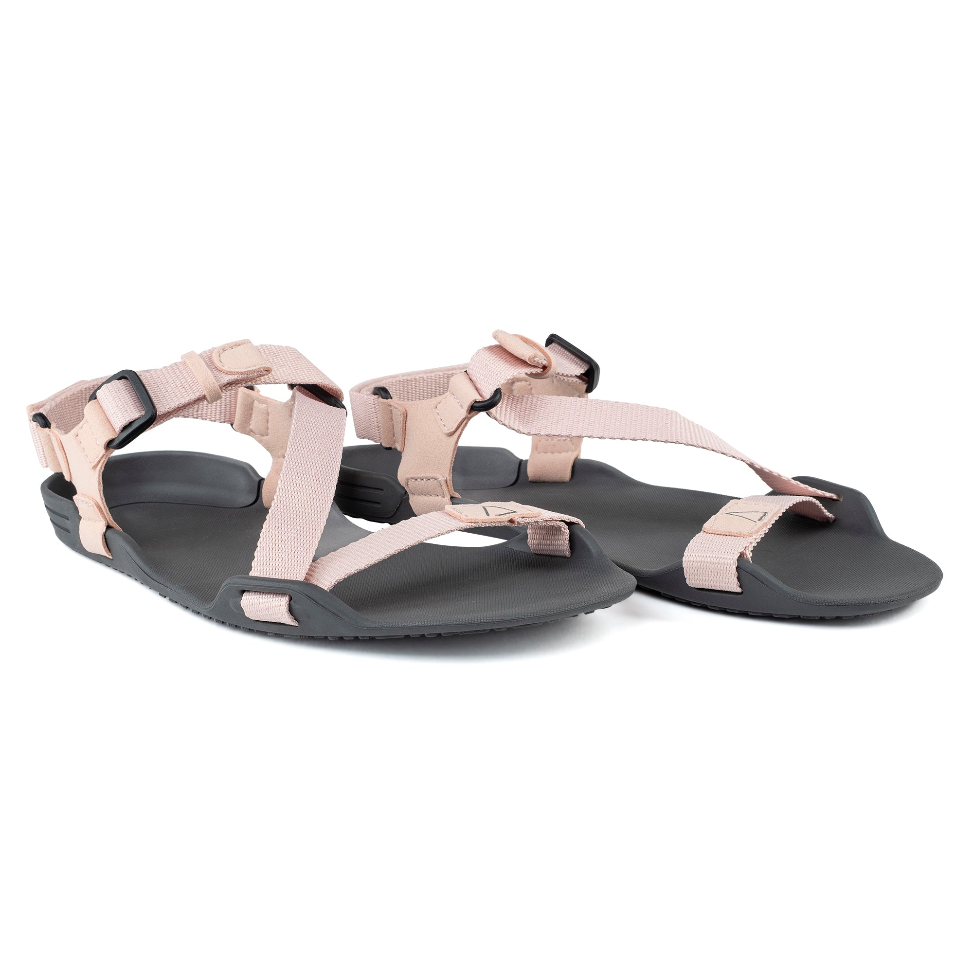 Women's Pink and Black Terra Barefoot Sandals