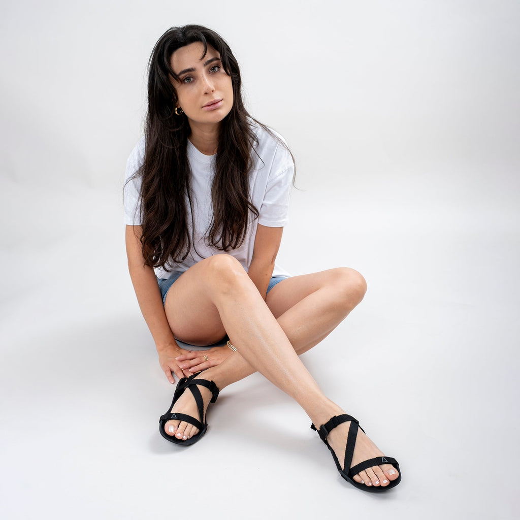 Women's Black Terra Barefoot Sandals