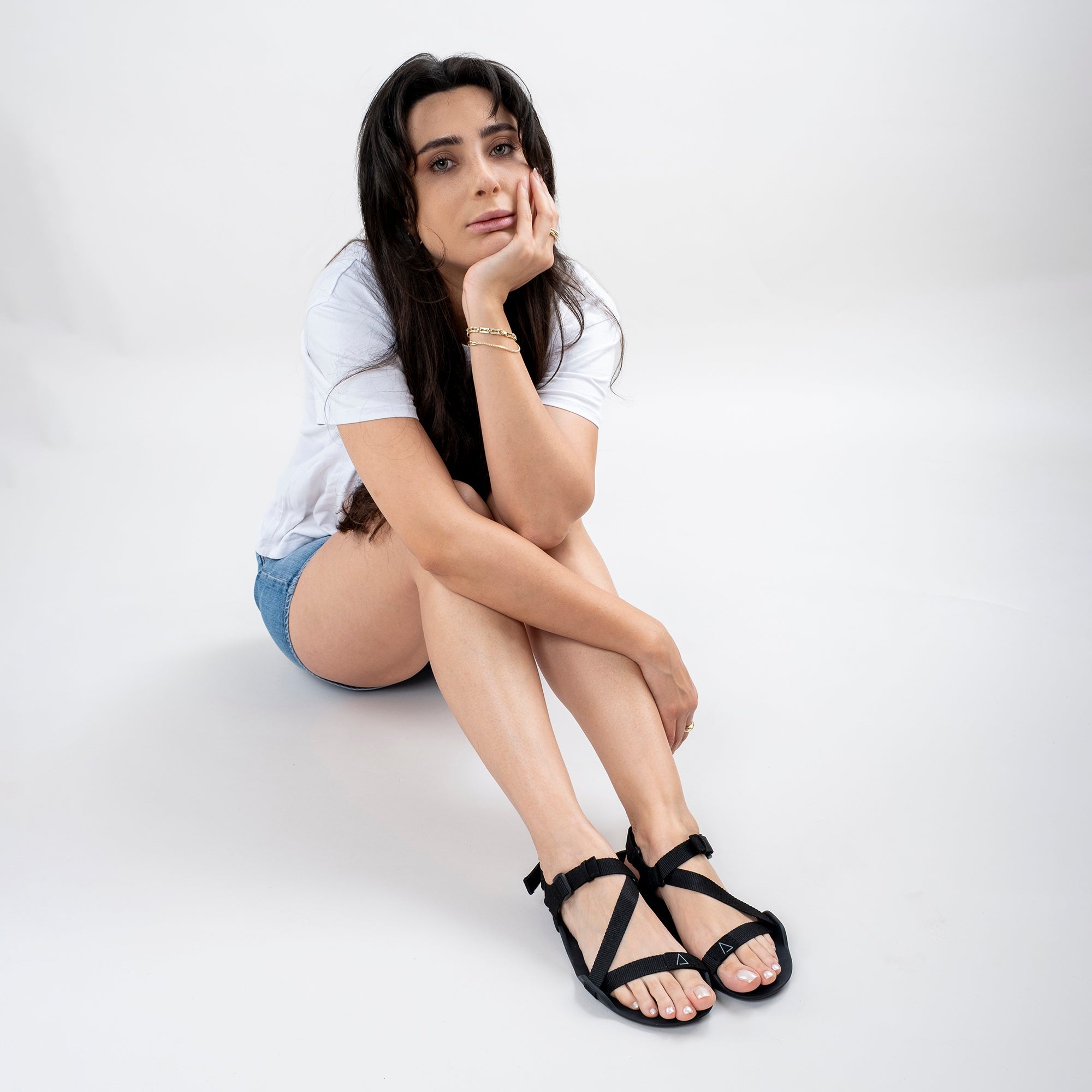 Women's Black Terra Barefoot Sandals