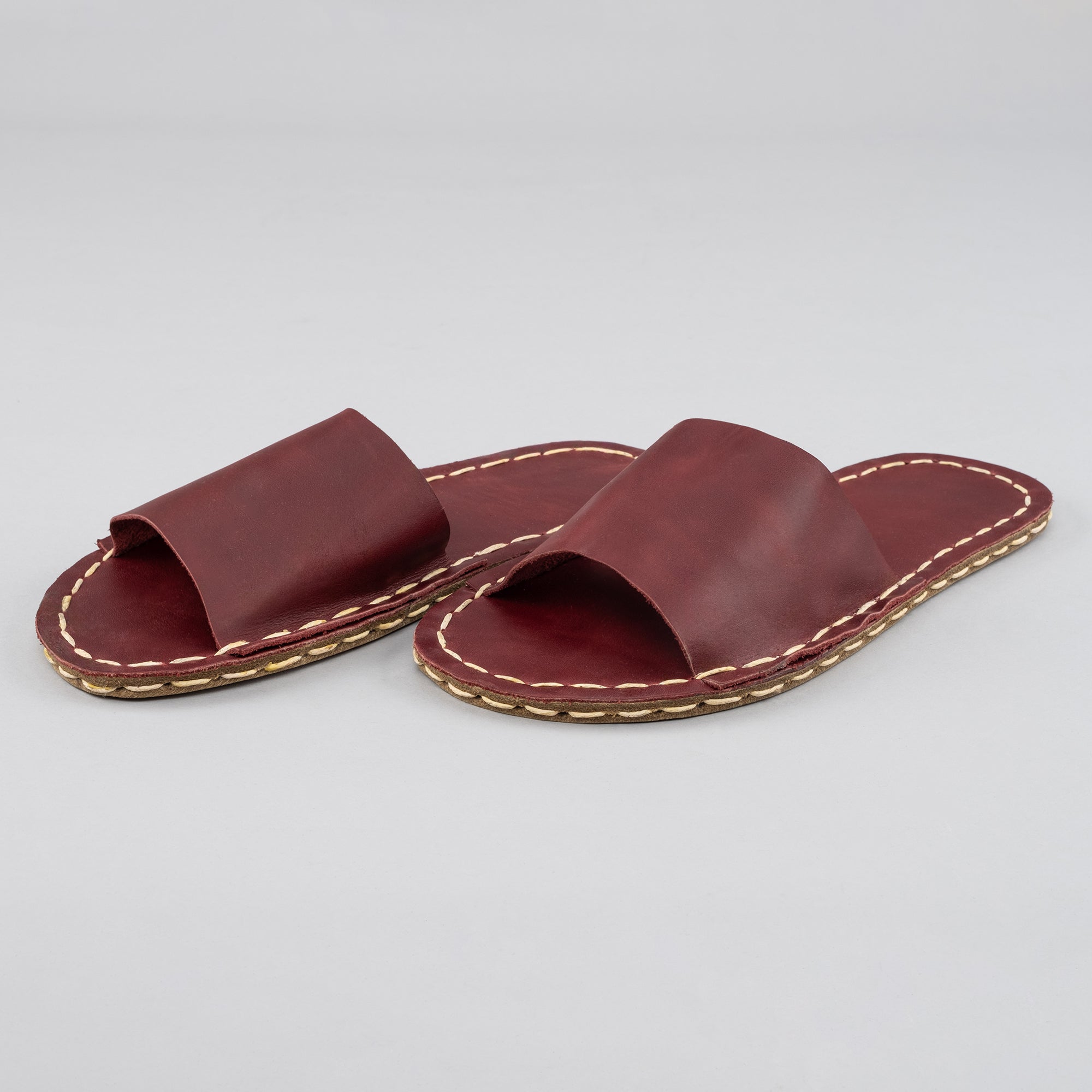 Red Barefoot Slide Sandals