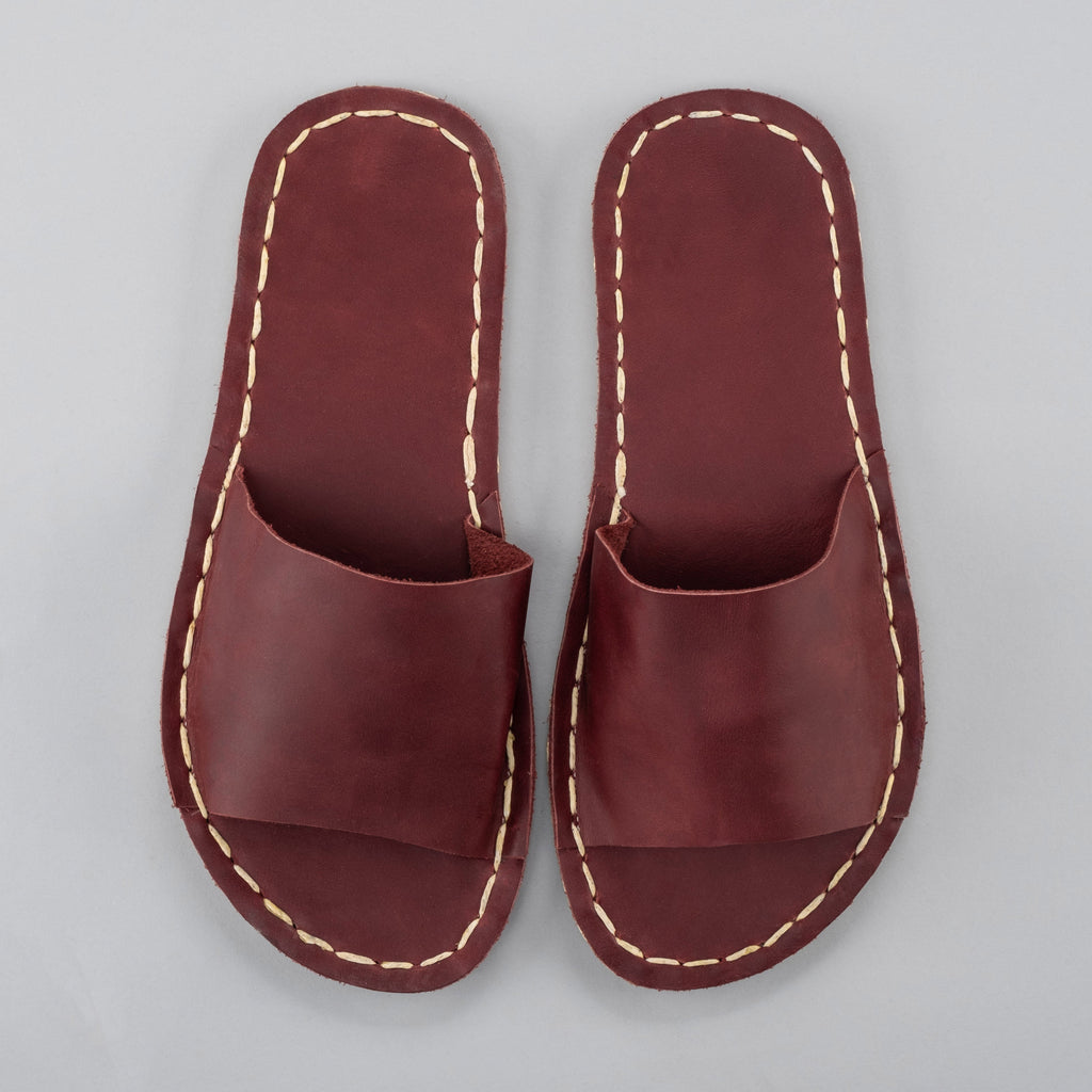 Red Barefoot Slide Sandals