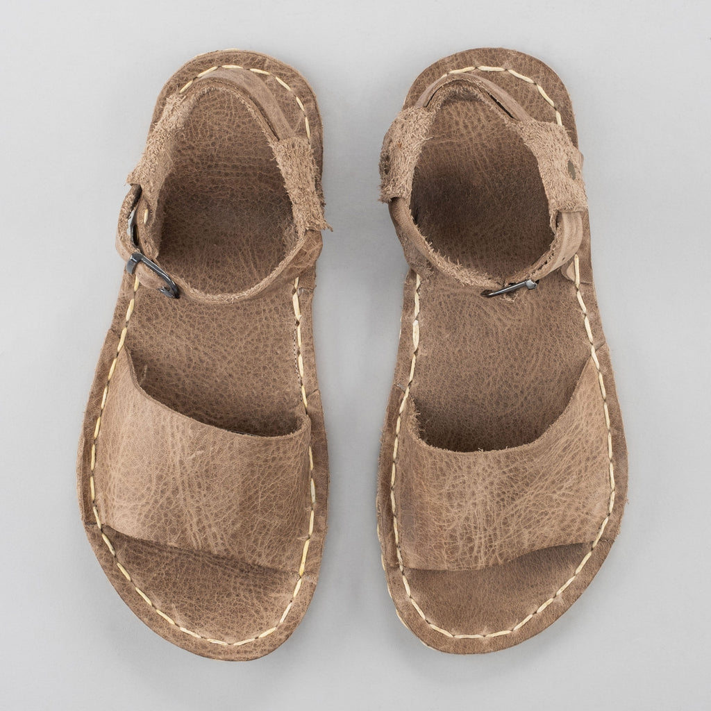 Tan Opened Toe Barefoot Sandals