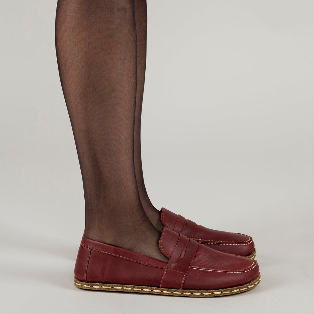 Women's Scarlet Penny Loafers