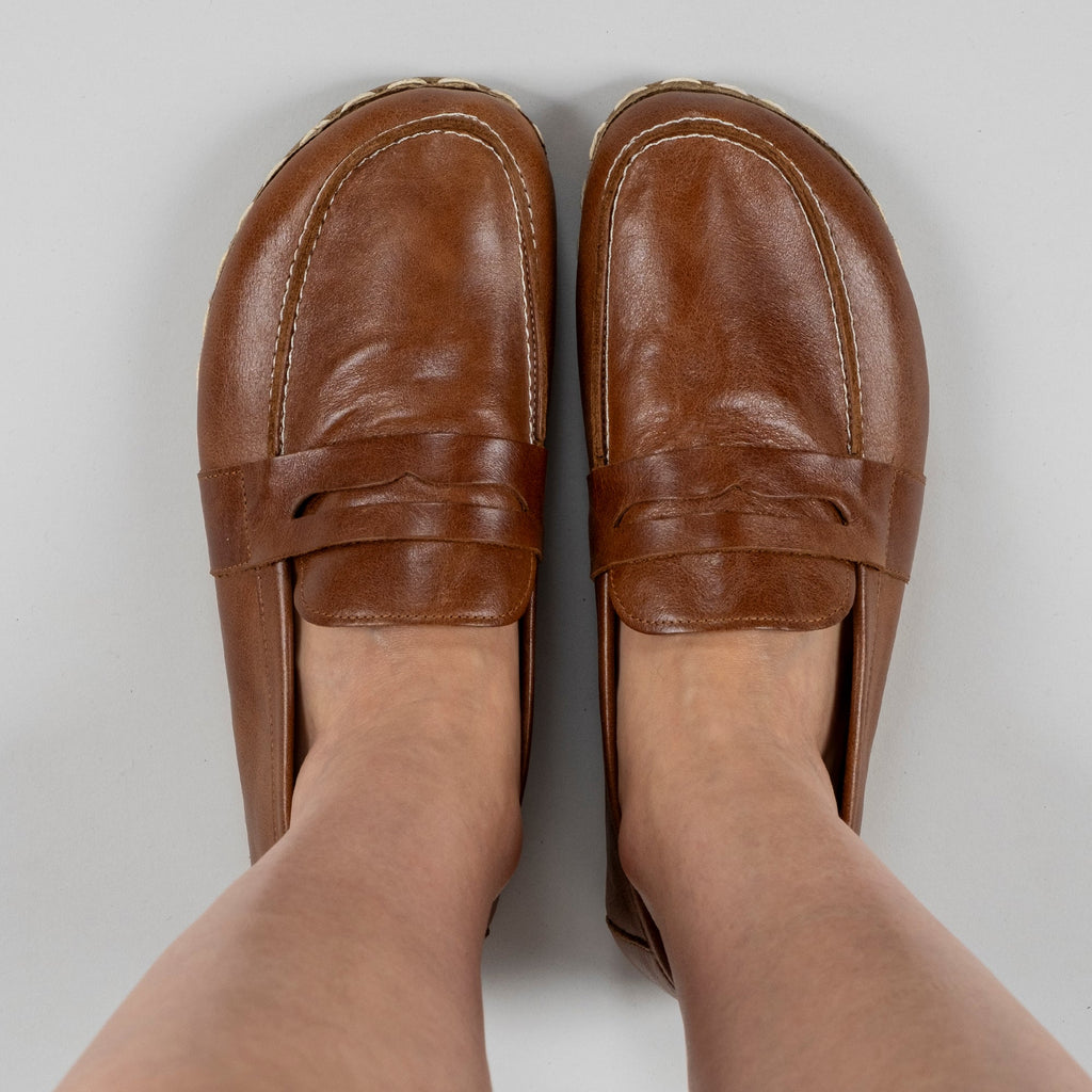 Men's Brown Penny Loafers