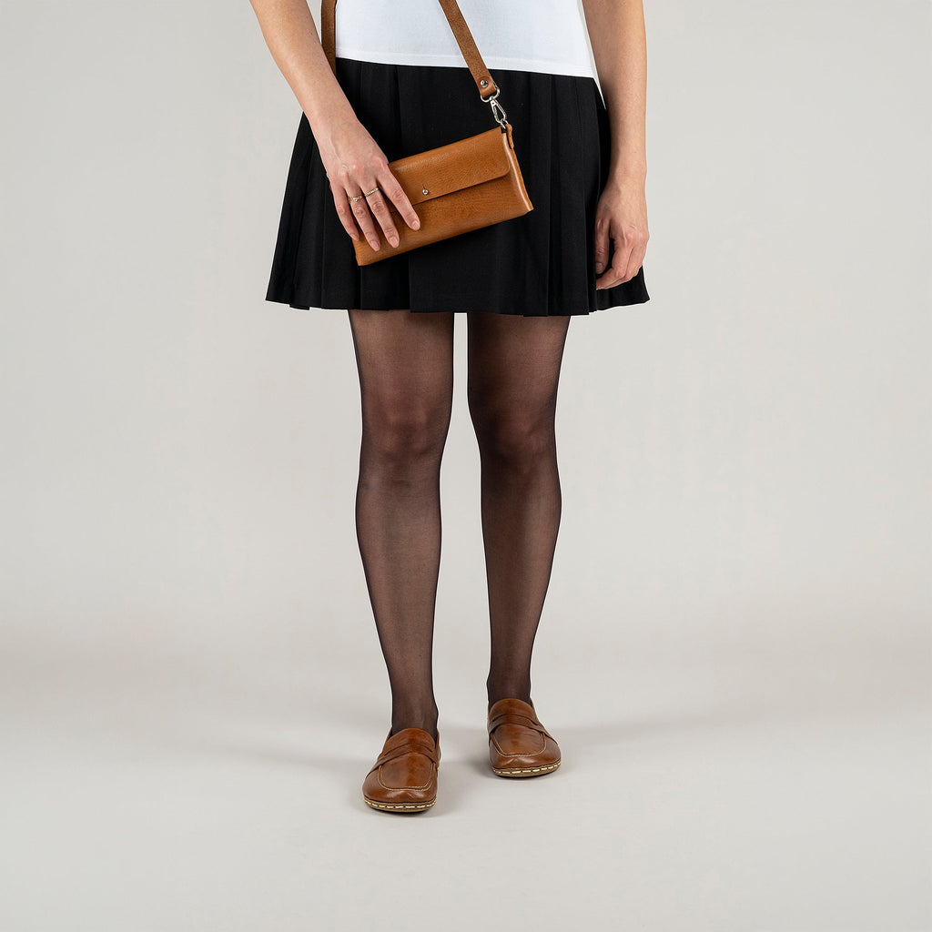 Women's Brown Penny Loafers