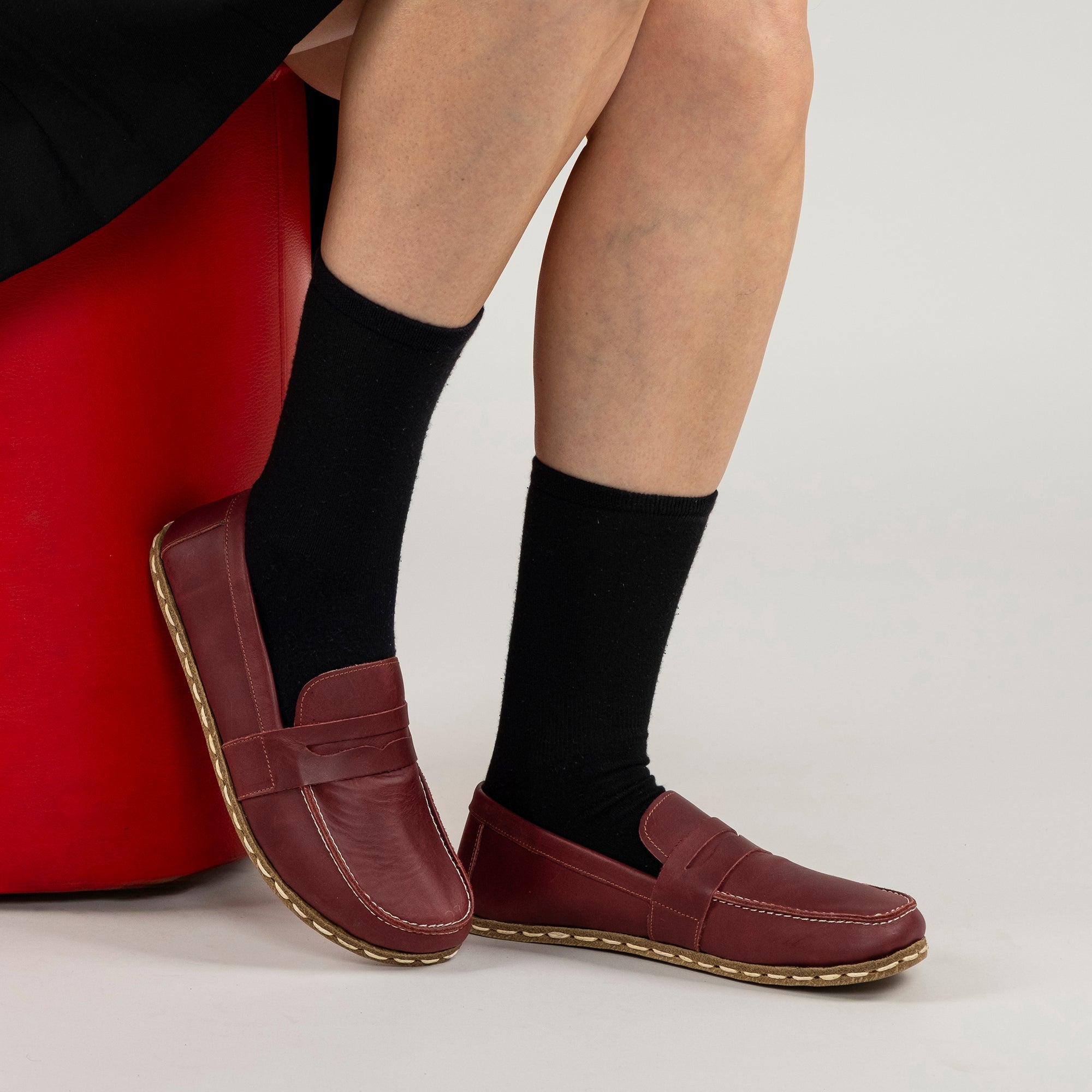 Women's Scarlet Penny Loafers