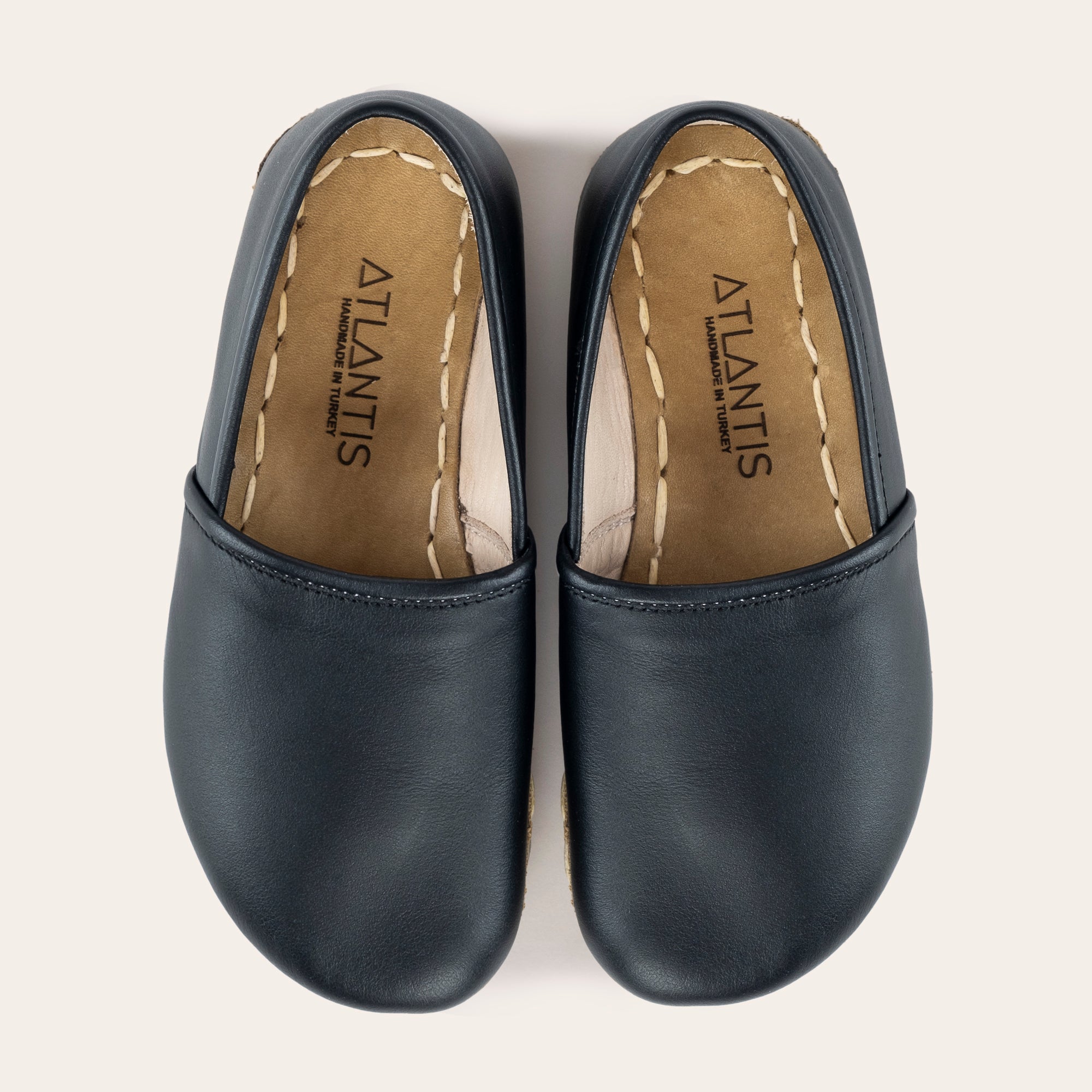 Kid's Black Barefoot Loafers