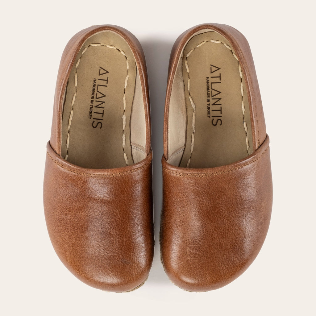 Kid's Brown Barefoot Loafers
