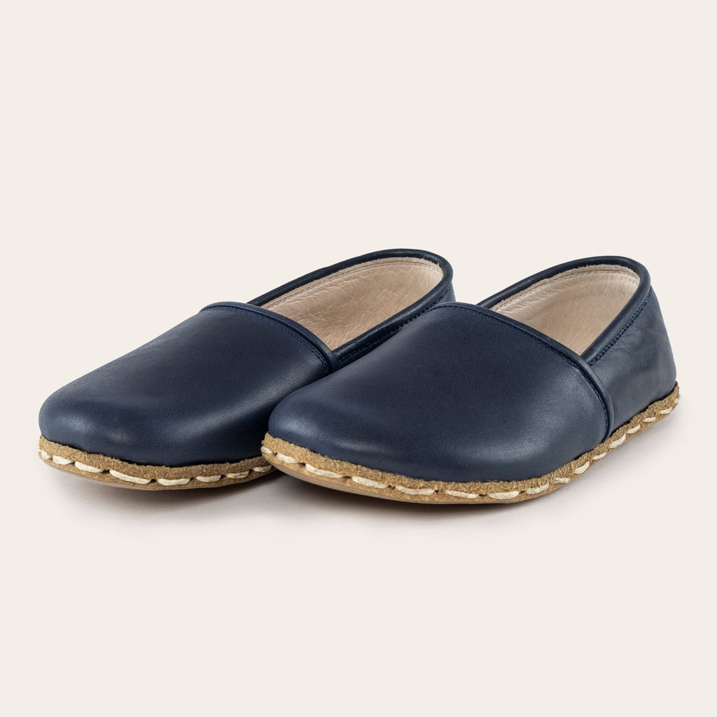 Kid's Blue Barefoot Loafers
