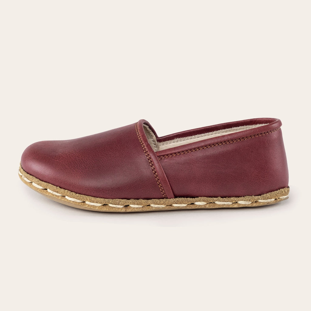 Kid's Red Barefoot Loafers