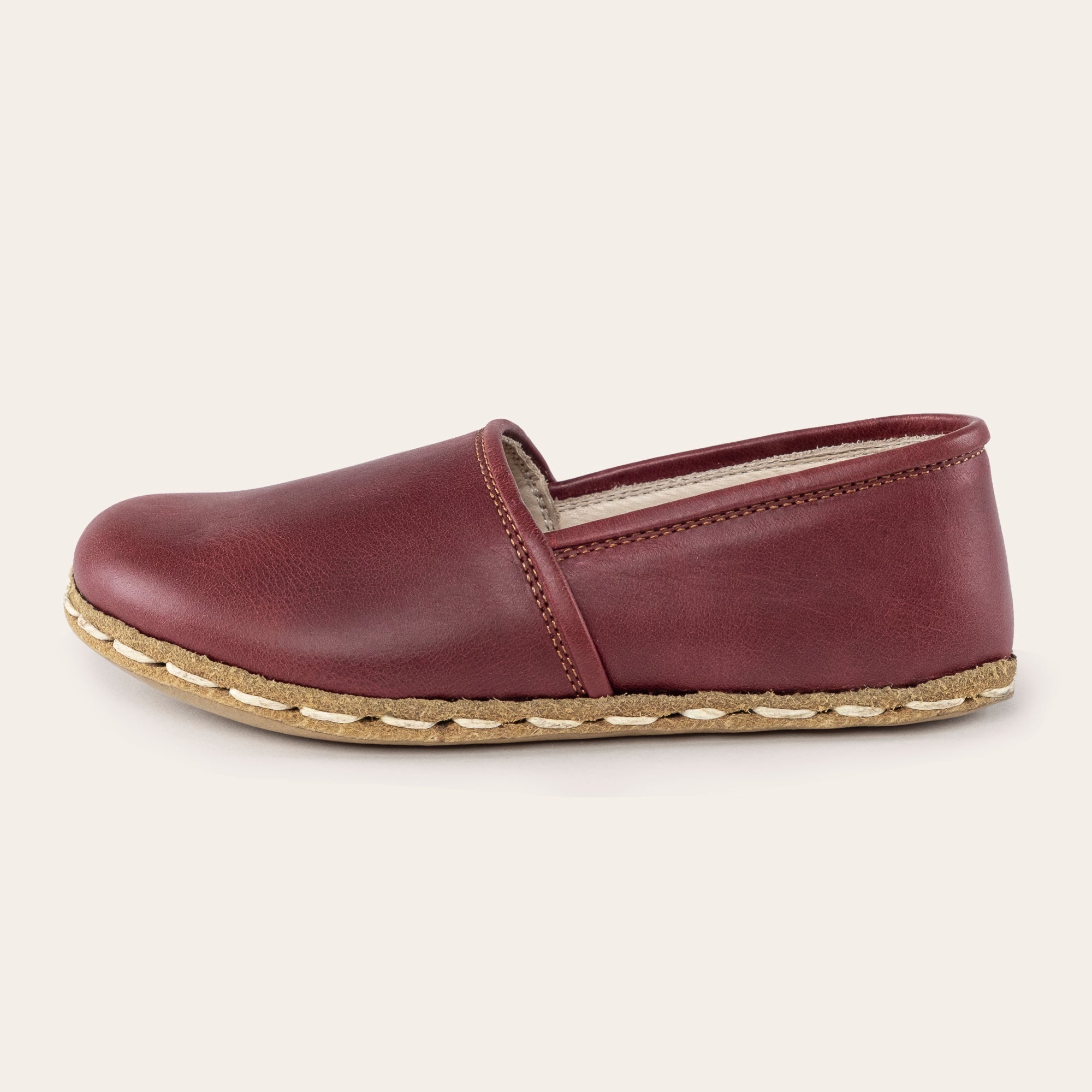 Kid's Red Barefoot Loafers