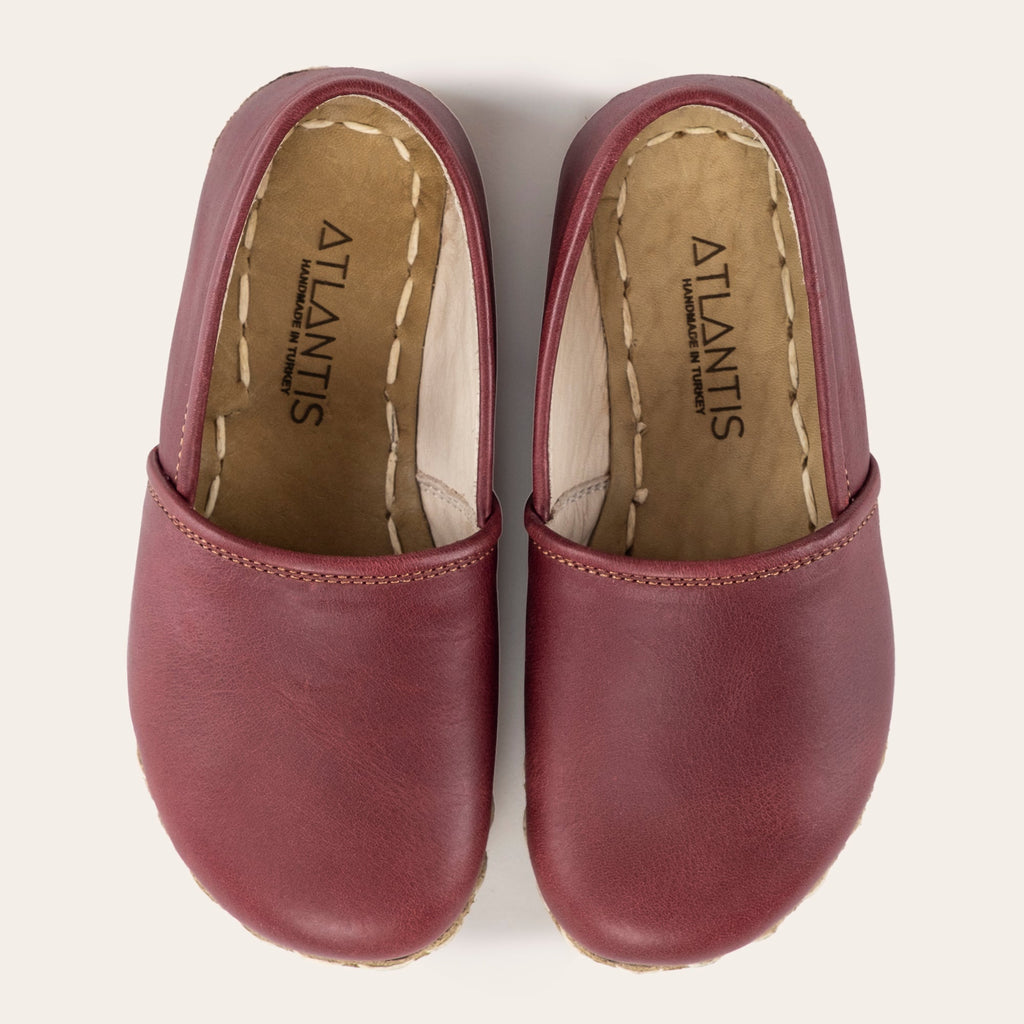 Kid's Red Barefoot Loafers