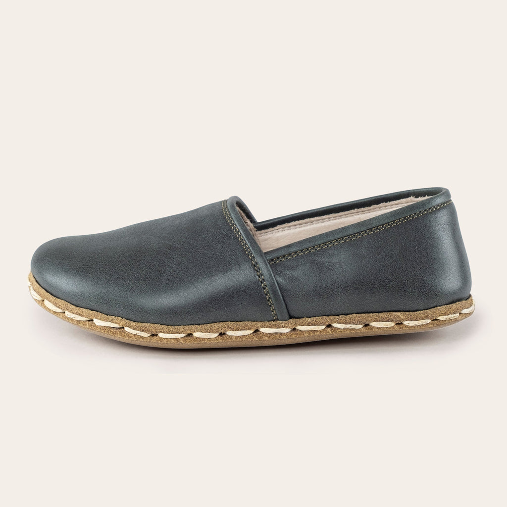 Kid's Green Barefoot Loafers