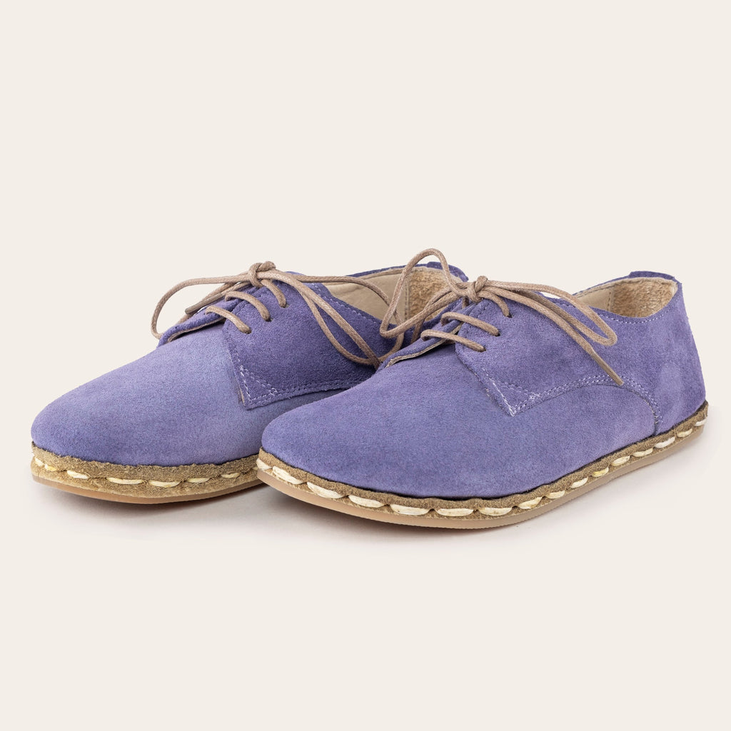 Kid's Lavender Barefoot Oxfords