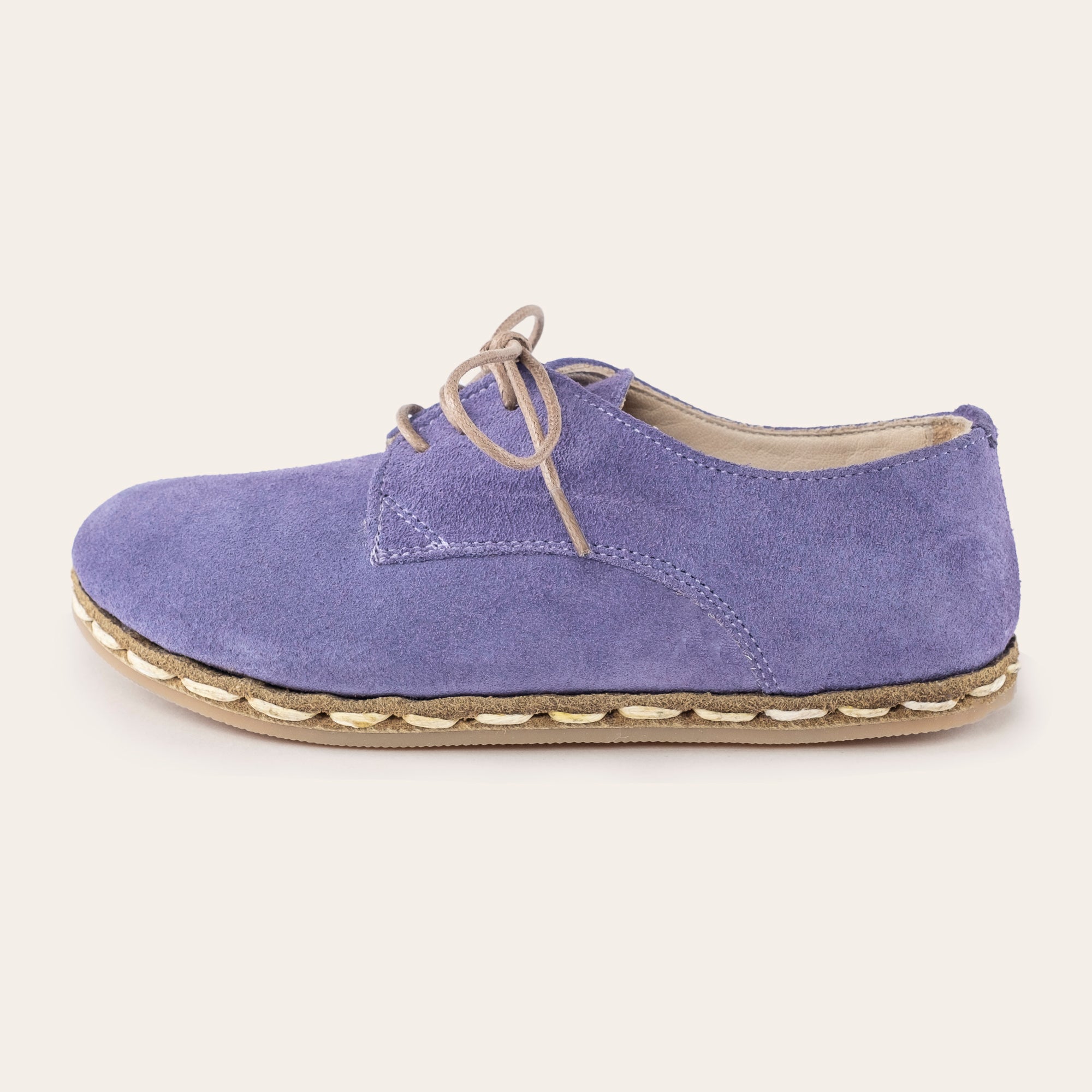 Kid's Lavender Barefoot Oxfords